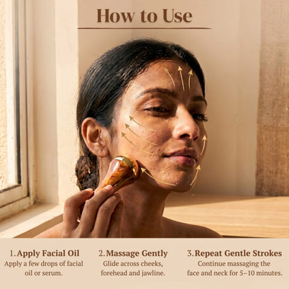 Kansa Wand 2-in-1 Ayurvedic Massager – Face, Body & Foot | 100% Bronze