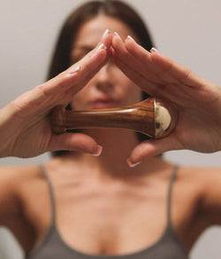Kansa Wand 2-in-1 Ayurvedic Massager – Face, Body & Foot | 100% Bronze